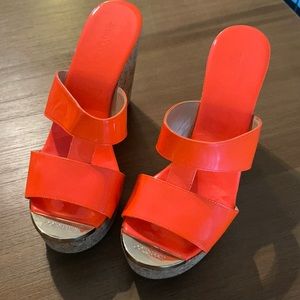 Jimmy Choo Neon Wedges